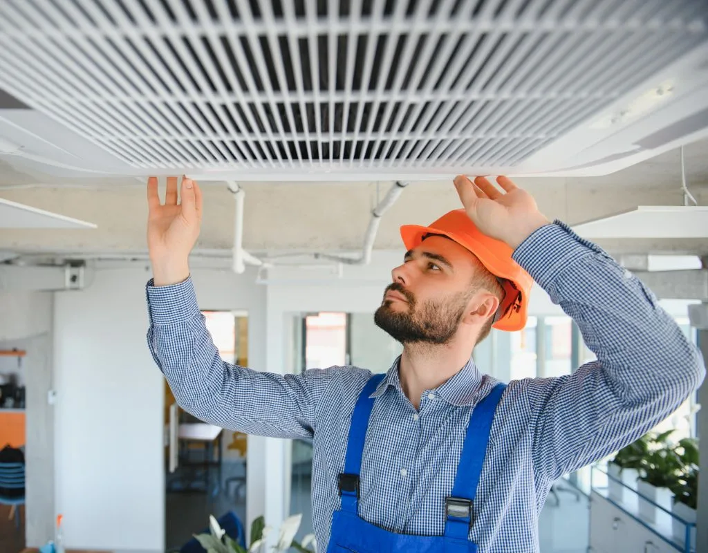 Clogged air duct repair