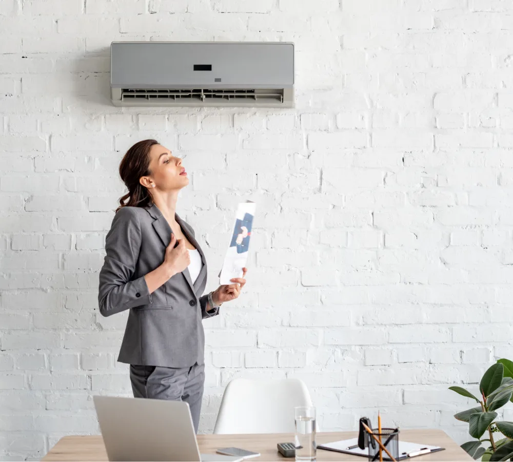 what to do when your ac unit freezes up inside