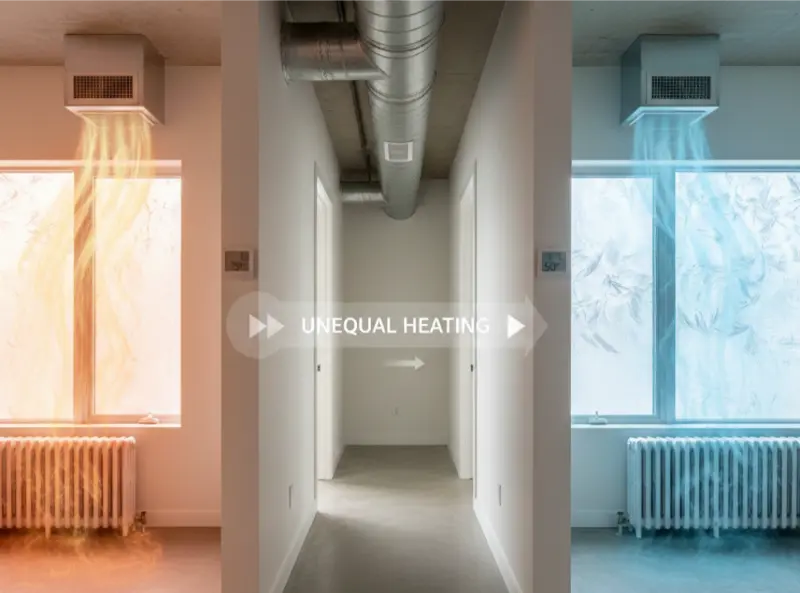 HVAC Airflow Problems and Cold Rooms