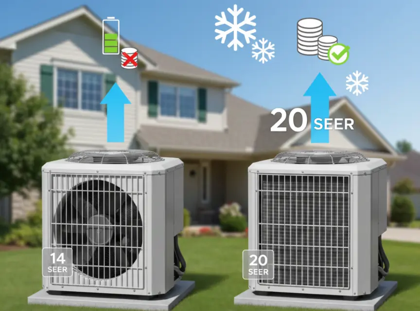 SEER Rating Comparison for Air Conditioners