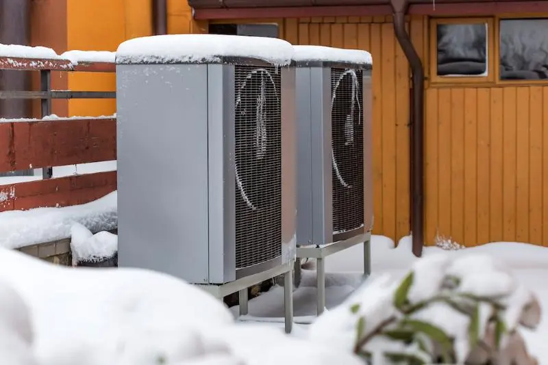 Frost Buildup on Outdoor Heat Pump Coil