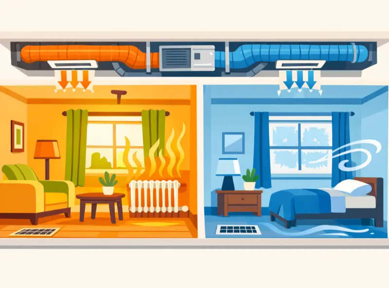 Causes of Uneven Heating in a House